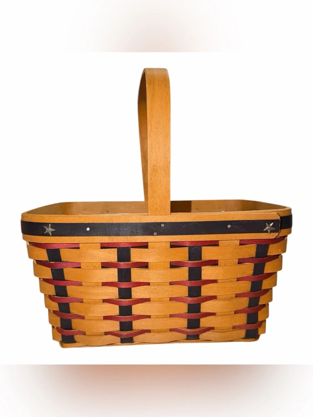 VINTAGE 2003 Longaberger Proudly American Spring Basket